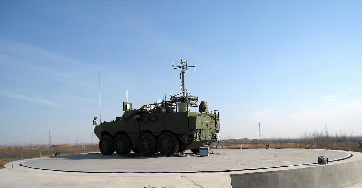 15-meter radar testing turntable