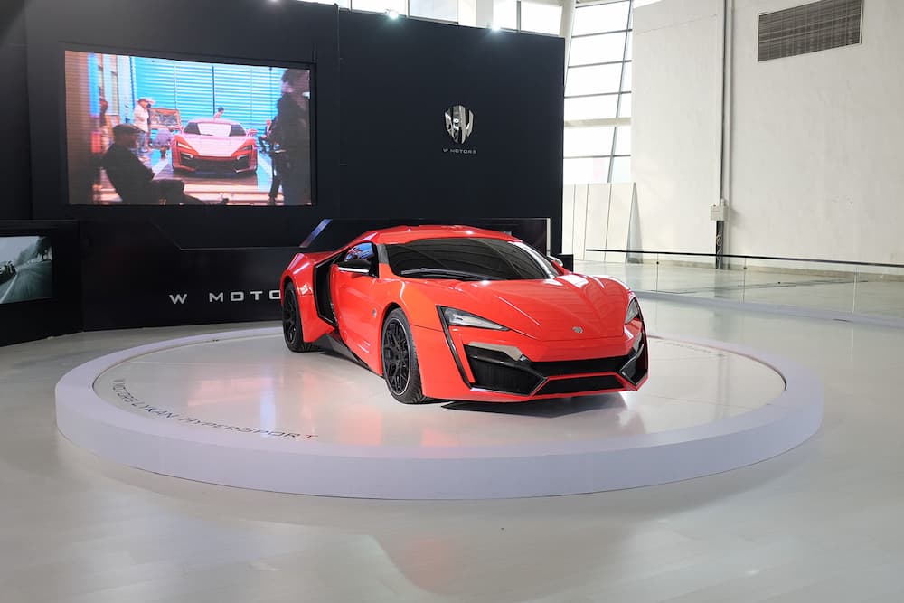 Lykan HyperSport Display Turntable Shanghai Motor Show