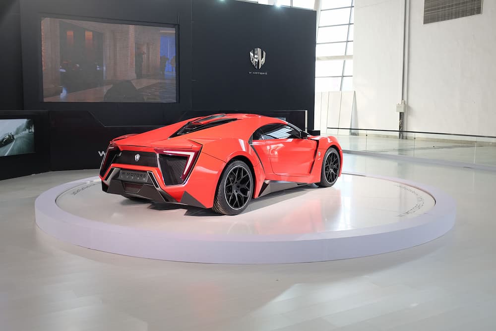W Motors Exhibition Rotating Platform