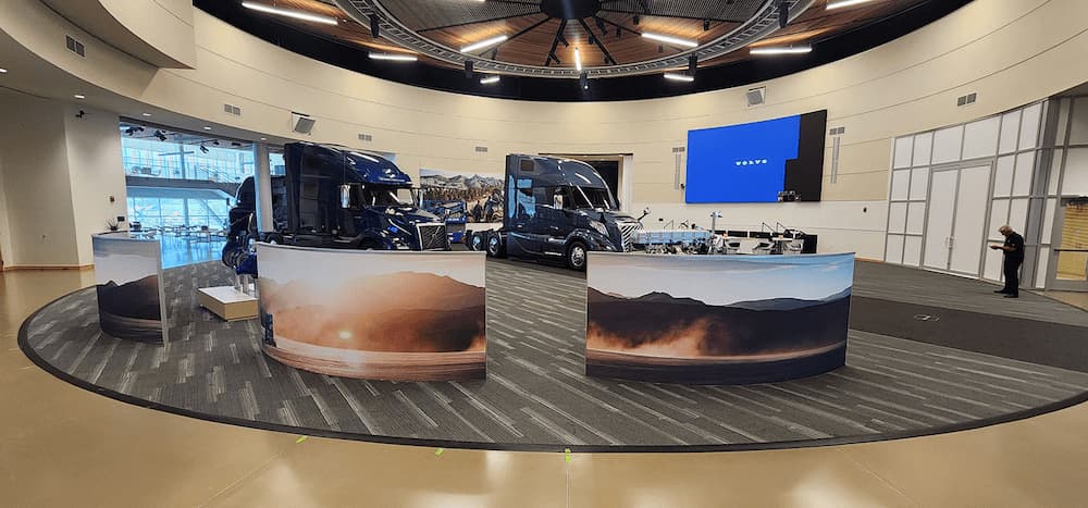 Heavy-Duty 120,000 lbs Truck Rotating Stage
