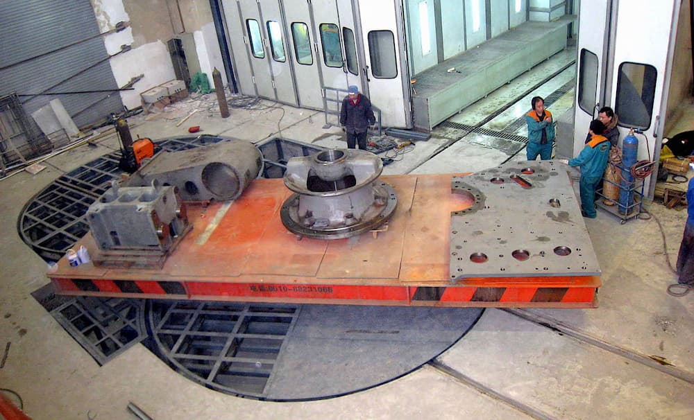 60-Ton Industrial Rail Turntable Metso Tianjin