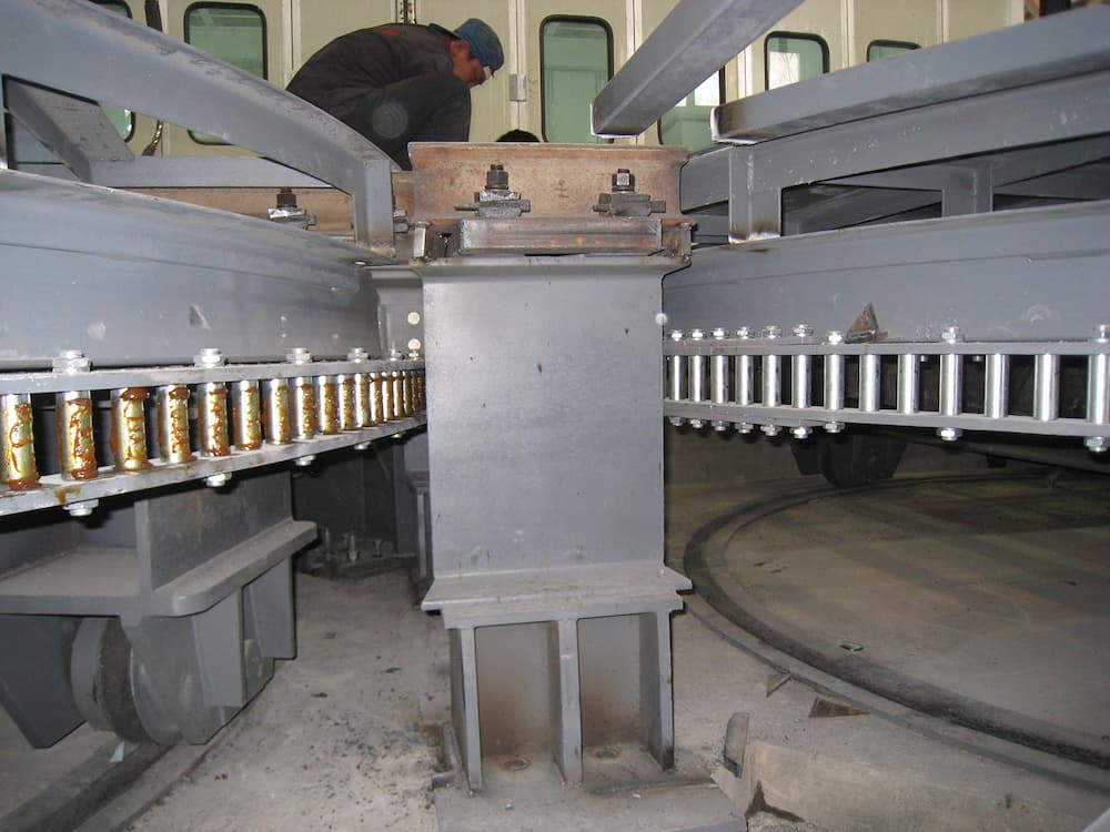 Pin-Gear Drive Rail Turntable for Heavy Industry