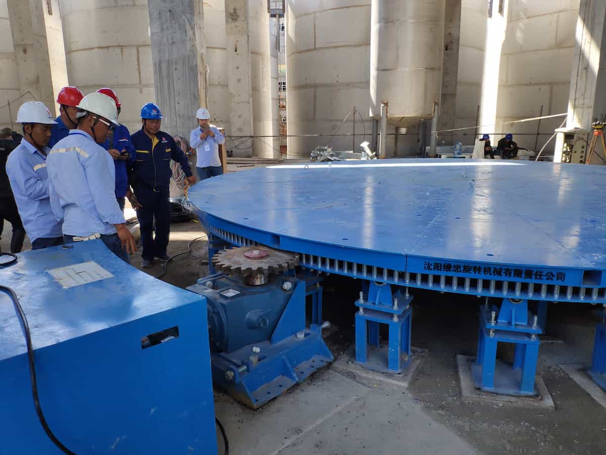 Pin-Gear Drive Mechanism and External Gearbox Installation