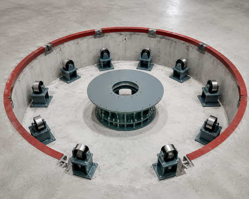 Pit-Mounted Turntables Diagram