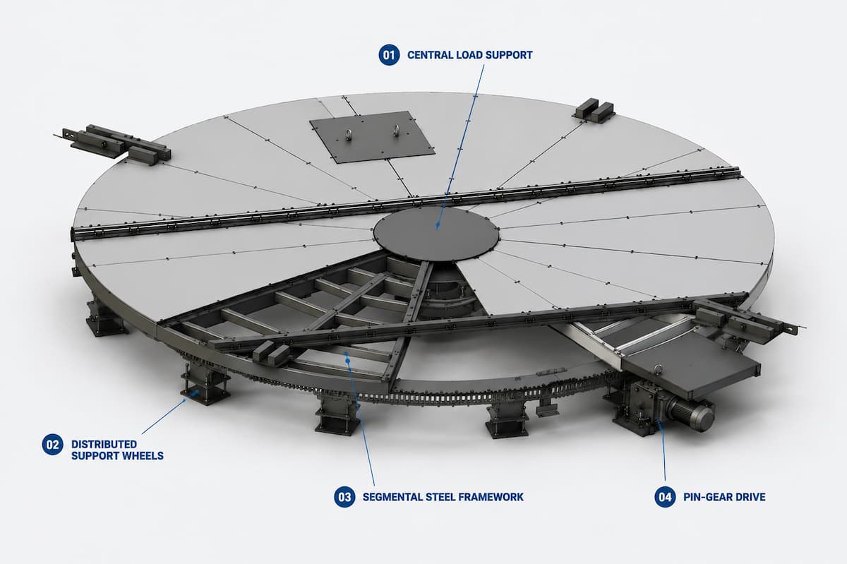 Turntable 3D Structure rendering