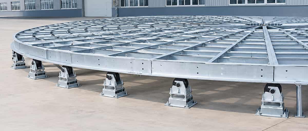 Weizhong heavy-duty truck turntable and HGV turntable structural steel framework